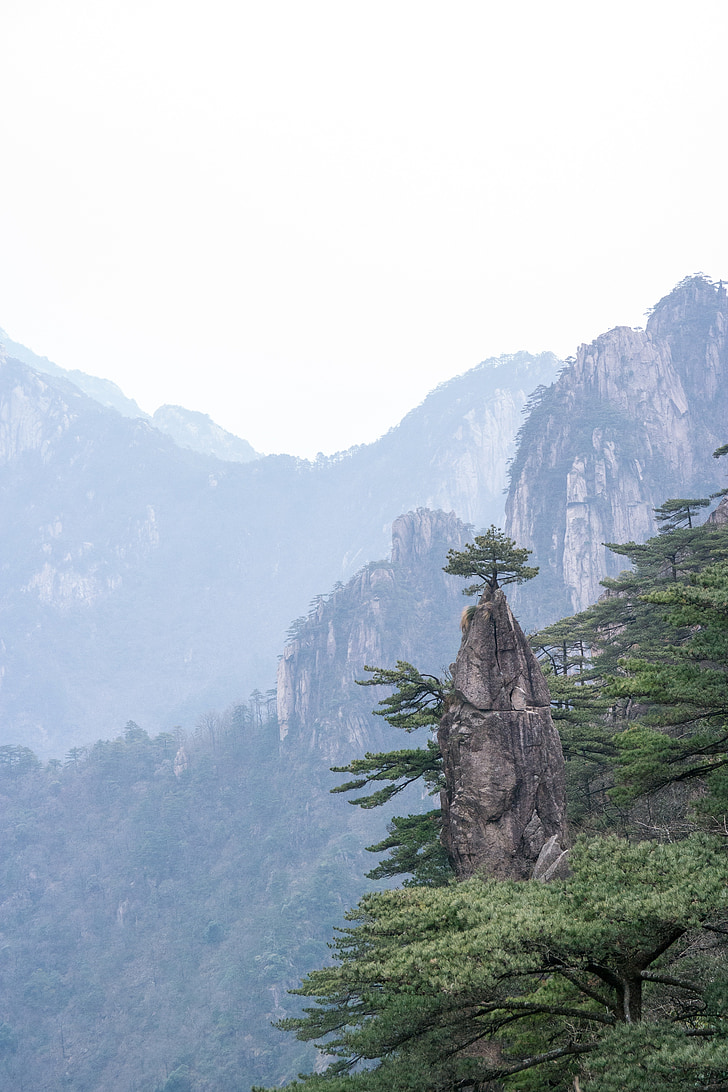 Žveplova kislina, gorskih, Ljudska republika Kitajska, rock, potovanja, vrh, krasen pogled