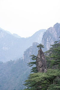 àcid sulfúric, muntanya, República Popular de la Xina, Roca, viatges, part superior, magnífica vista