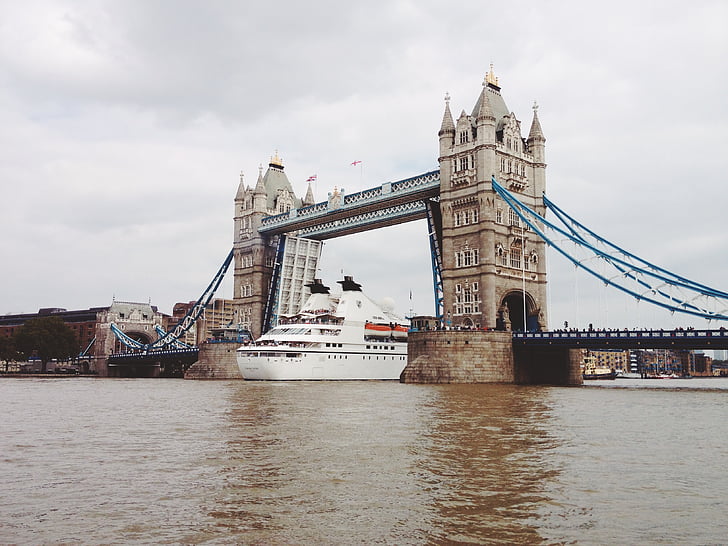 Tower of london, stolp, Thames, Velika Britanija, most, reka, London