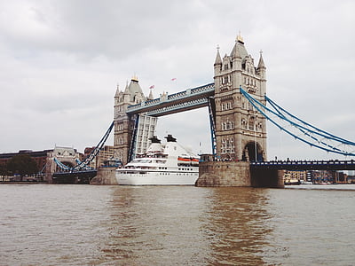 런던 타워, 타워, 템 즈, 영국, 브릿지, 강, 런던