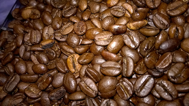 kava, grah, zrna kave, kafić, smeđa, miris, prženje