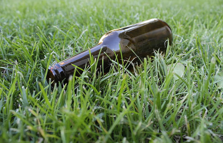 øl, flaske, etiket, fælles landbrugspolitik, brun, forfriskning, cool