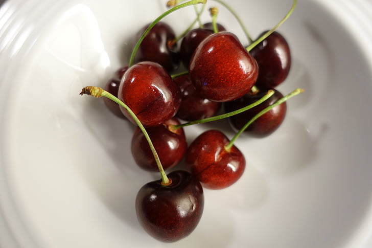 cherries, fruit, red, summer, berry, delicious, treat