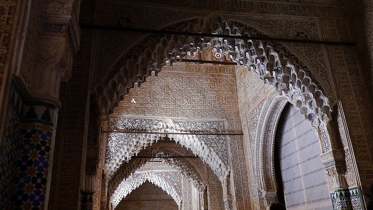 granada, world heritage site, alhambra, islamic art