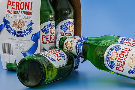παγωμένη μπύρα, ποτό, αλκοόλ, ποτών, κόμμα, μπουκάλι, γυαλί