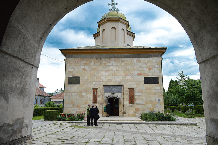 kláštor, Negru voda, odpadu v Campulung, Rumunsko