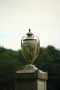 花瓶, 纪念碑, 雕塑, 艺术, 城堡公园, 布施帕希姆, 路易丝纪念碑