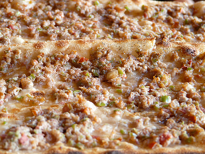 pizza, pizza topping, turkish pizza, food, eat, minced meat