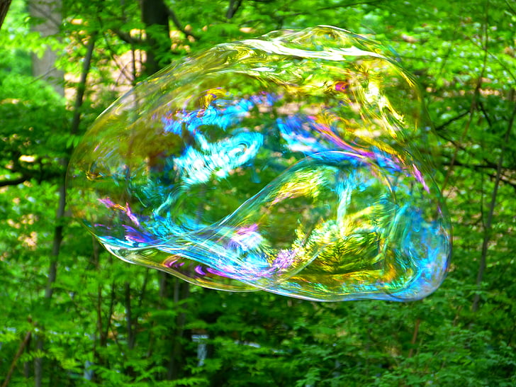 mydlová bublina, lietať, bez tiaže, trblietanie, plavák, vzdušné, jednoduchosť