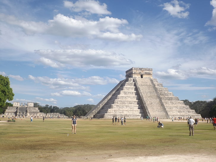pyramide, Mexico, templet af kukulkan, Chichen itza