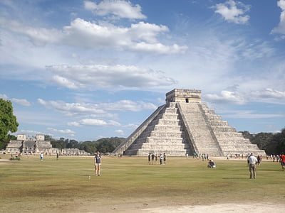 Пирамида, Мексика, Храм Кукулькан, Чичен-Ица