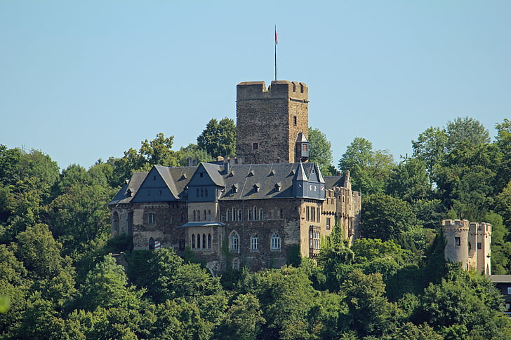 hrad, lahneck, Lahnstein, Středověk