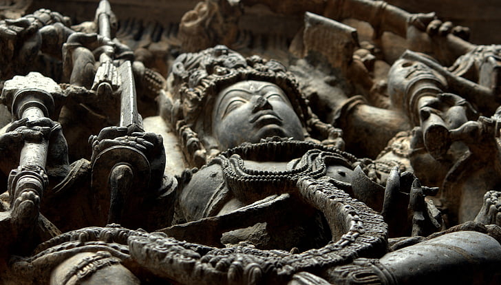 Belur, halebeedu, Hoysala, Karnataka, templos antigos, Hinduísmo, arquitetura