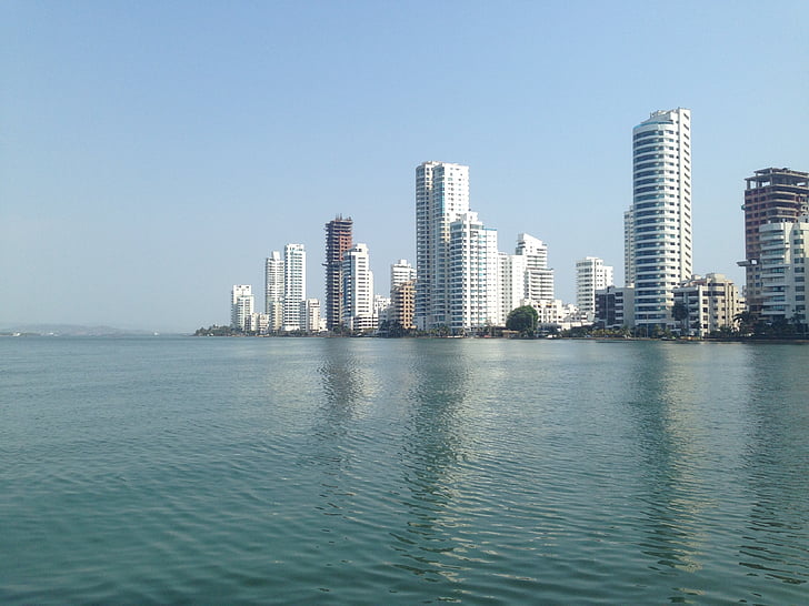 mar, Cartagena de indias, Colombia, costruzione
