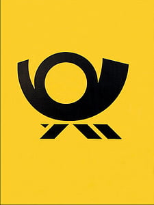 post horn, post, logo, icon, mailbox, symbol, emblem