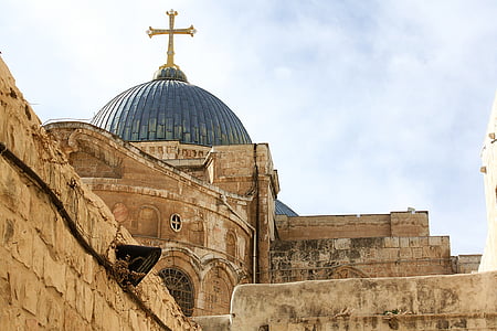 basilica of the holy sepulchre, jerusalem, israel, temple, monument, the old town, christianity
