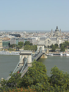 Budimpešta, Madžarska, most