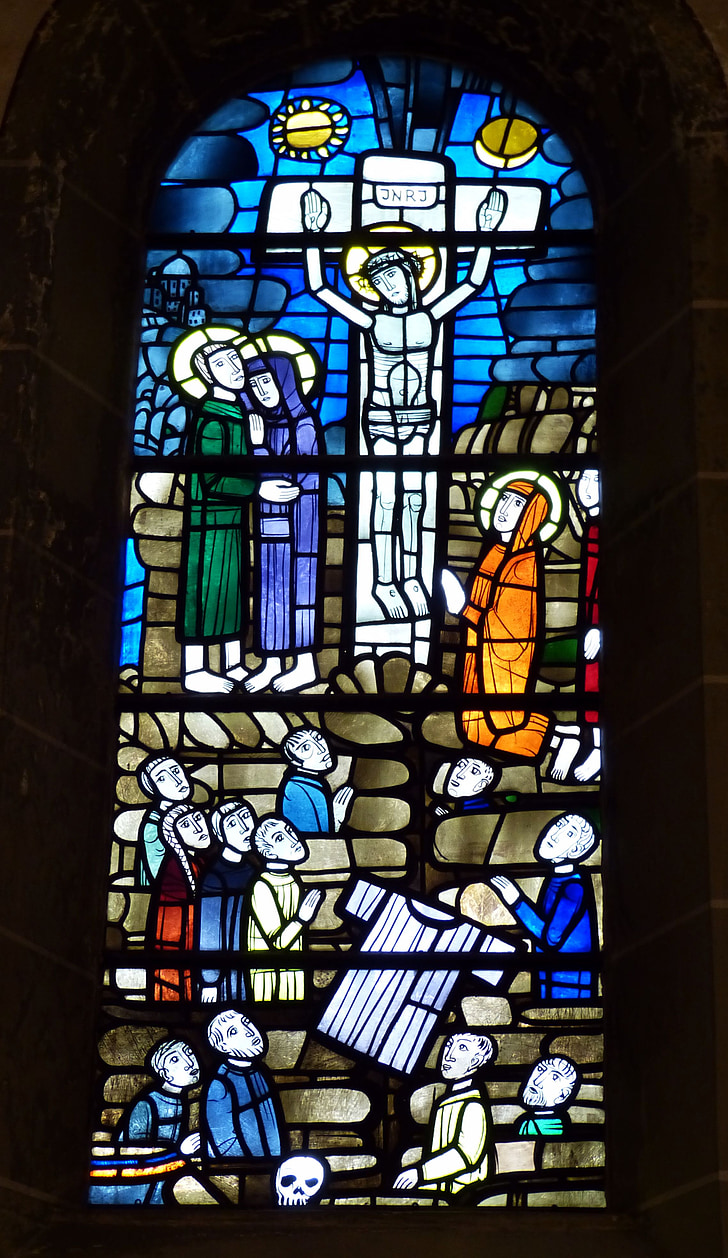finestra, finestra de l'església, l'església, Vitrall, Art, Bíblia, fe