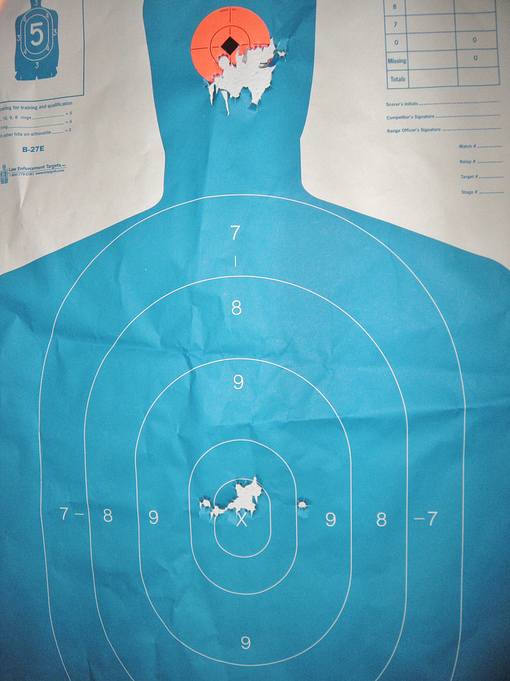 Target, target praksis, Gun range, skydning, sigter, målretning, mål