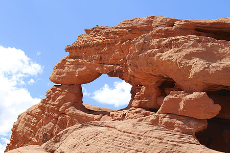 stone arch, rock, national park, arches national park, america, cliff, nature
