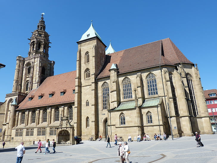 Heilbronn, kerk, Gothic, het platform, Dom, gotische architectuur, historisch