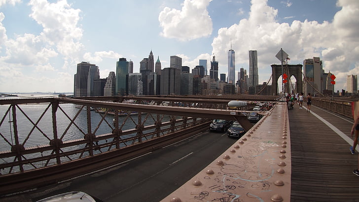 Brooklyn bridge, New york, zaujímavé miesta, pamiatka, atrakcia, Mesto New york