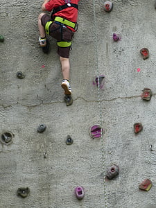登る, 壁を登る, スポーツ, 運動, レジャー, フィットネス, アクション