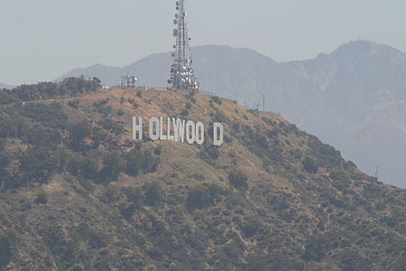 hollywood, los angeles, america, california, view