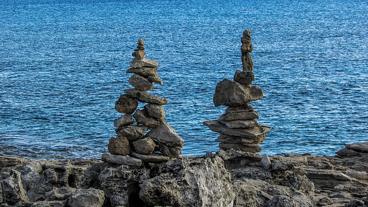 Κύπρος, Κάβο Γκρέκο, εθνικό πάρκο, σημεία διαδρομής, πέτρες, μονοπάτι, Πεζοπορία