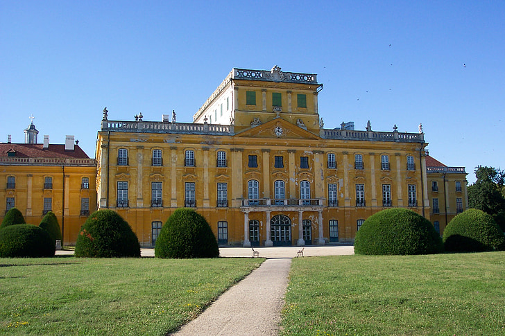 Esterházy paleis, Kasteel van Esterhazy, fertod, Kasteel, kastelen, gebouw, het platform