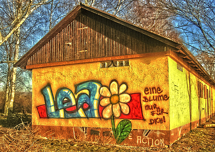 Page d’accueil, police, jaune, message d’accueil, Déclaration d’amour, Graffiti, image