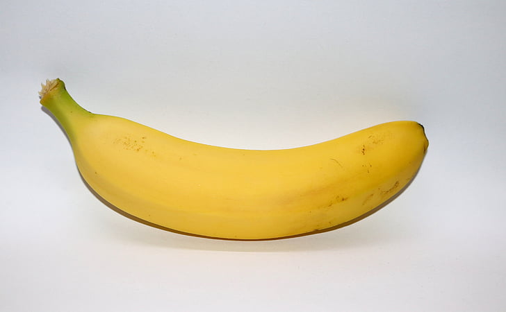 bananų, vaisių, maisto, Pietų vaisių, geltona, tropinių vaisių, vienas gabalas vaisių
