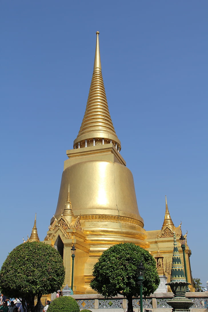 Thajsko, chrám, Jade buddha temple, Bangkok, scenérie, palác