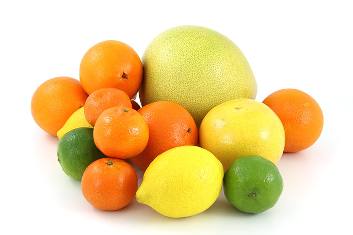 assortit, fruites, fruita, aliments, cítrics, aranja, aranja