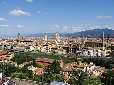 Firenze, pietra, architettura, Cattedrale, costruzione, Italia, magnifico