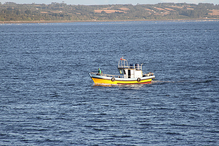 лодка, определението за дребномащабен риболов, южните Чили, морски кораб, море, вода