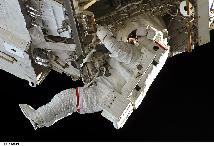 astronaut, Spacewalk, Naveta spațială, descoperirea, instrumente, costum, Pack