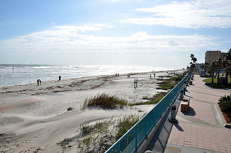 Daytona beach, Florida, paplūdimys, smėlio, vandenyno, šalia paplūdimio, tako