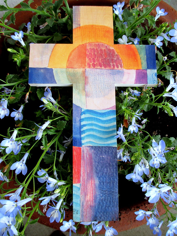 kríž, Kresťanské, náboženstvo, Viera, symbol, drevený kríž, kostol