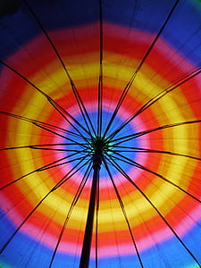 우산, 레인 보우, 색상