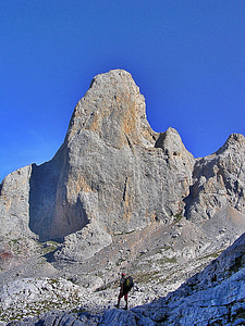 alpinism, vârfuri, Asturias, escaladarea, Muntele, alpinist