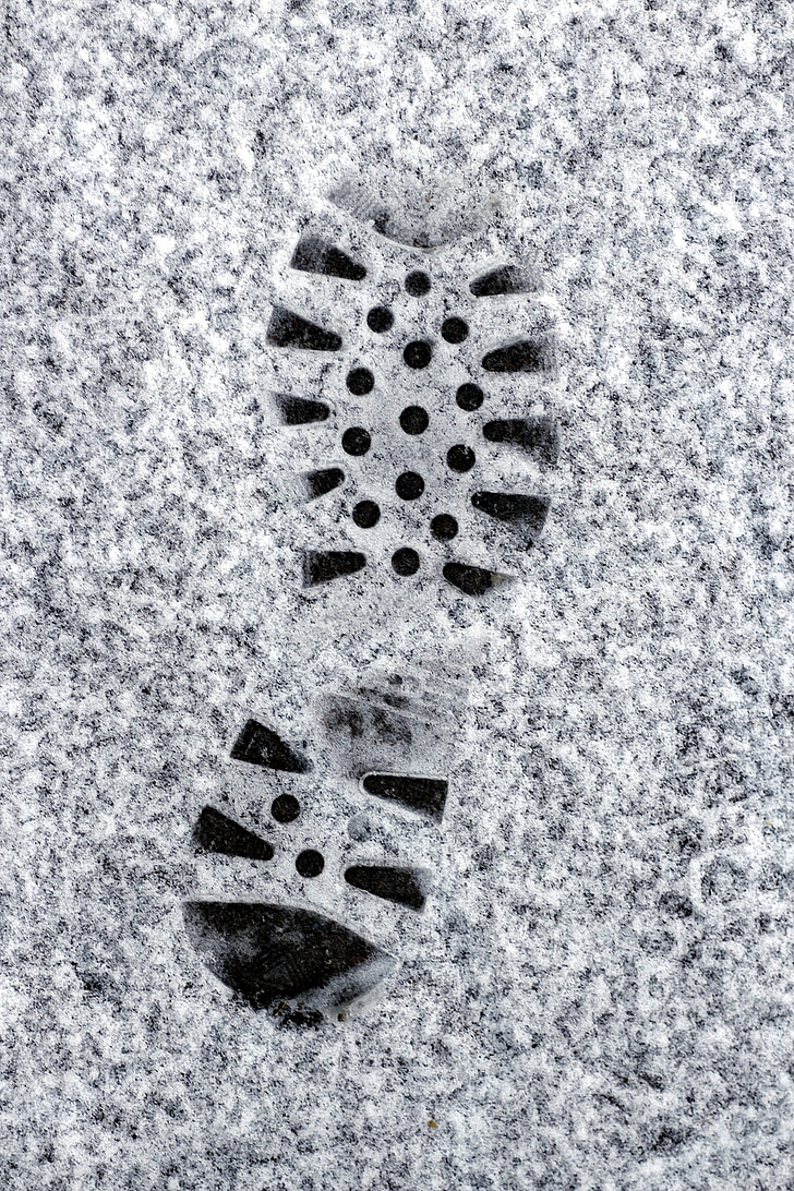 track, already, snow, sole, imprint