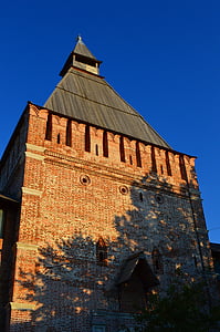 крепост, кула, укрепление, Смоленск, архитектура, стена, изглед