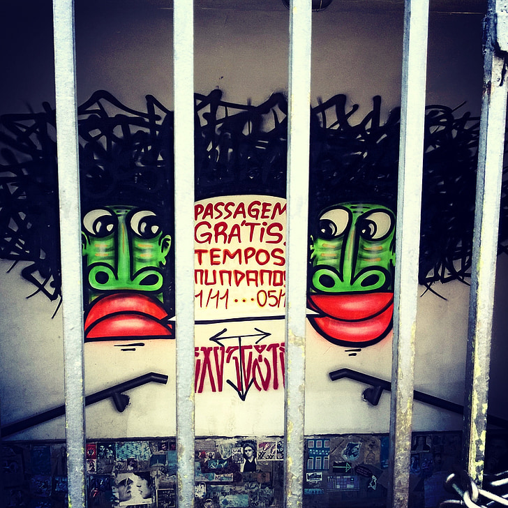Streetart, ulica, umetnost, Urban, posredovanje, ročno narisane, grafika