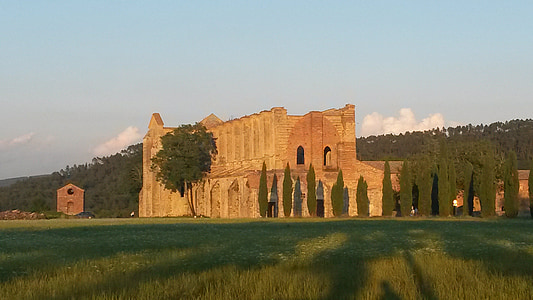 San galgano, klosteri, Toskāna, Itālija, vēsture