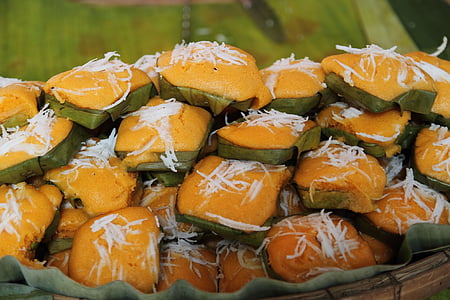 punšas palmių tortas, saldumynai, saldainiai Tailandas