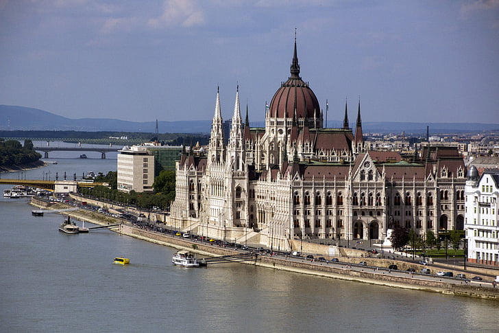 Унгария, Будапеща, парламент, сграда, архитектура, правителство, впечатляващо