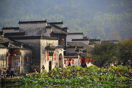 huizhou, early in the morning, ancient