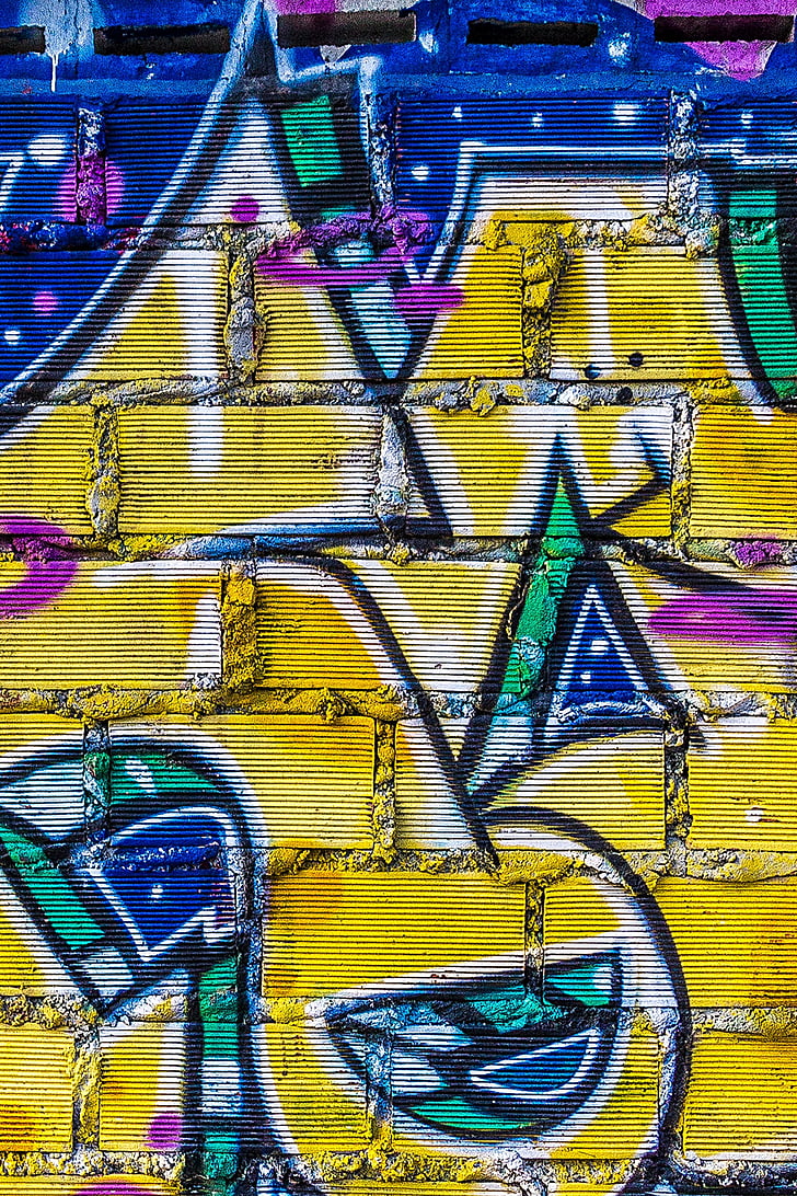 Priorità bassa, Graffiti, grunge, arte di strada, parete dei graffiti, arte dei graffiti, artistico