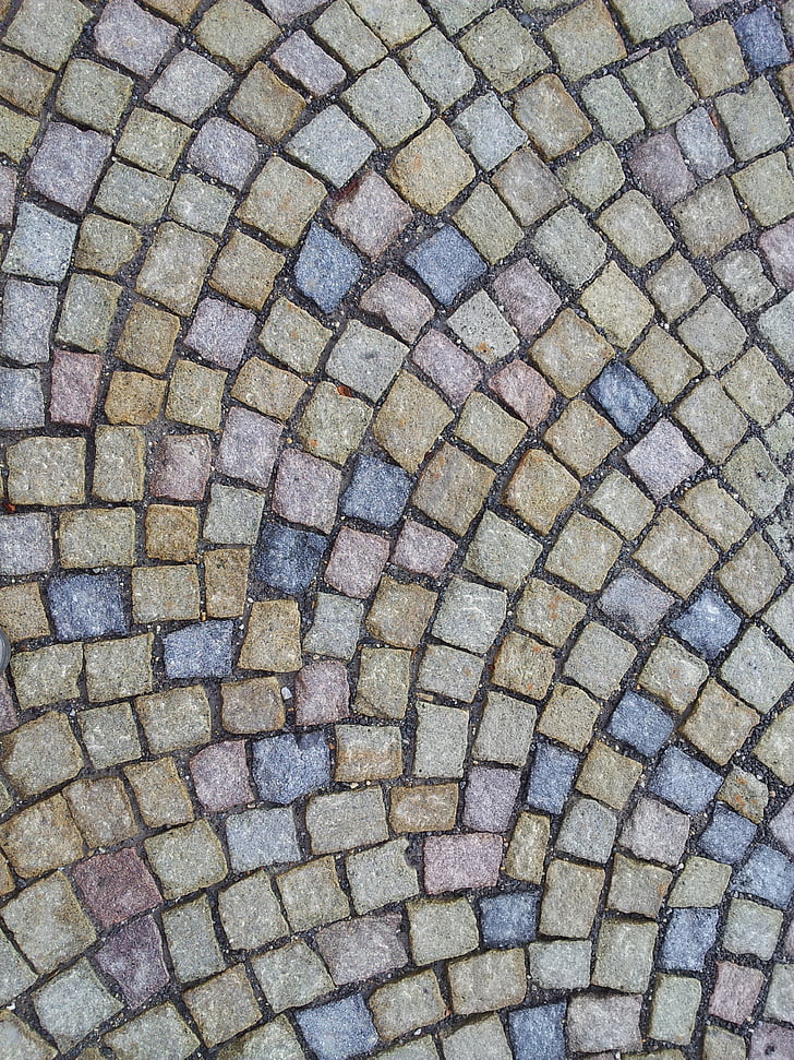 Ruta de acceso, piedra, República Checa, cubos de piedra, pavimento, pavimentación